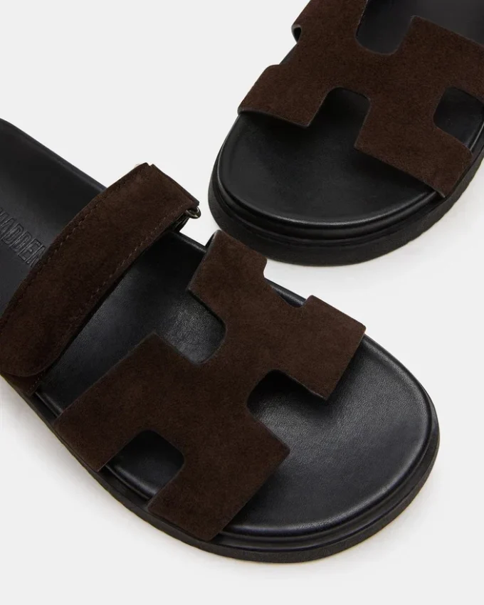 Mayven chokoladebrun ruskind