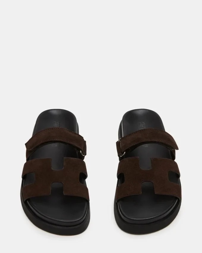 Mayven chokoladebrun ruskind