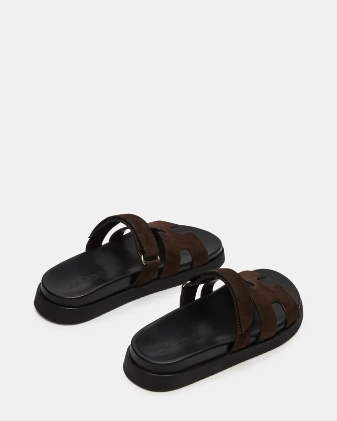 Mayven chokoladebrun ruskind