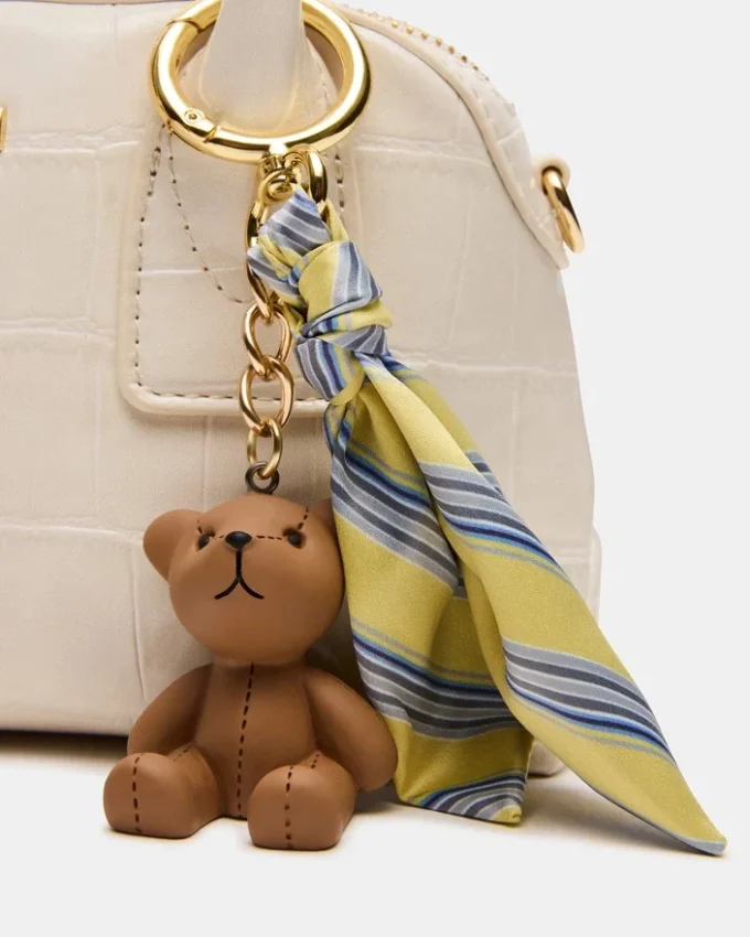 Melodie-taske i benfarvet krokodilleskind