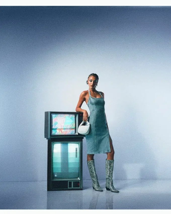 Giselle-denimkjole Giselle-denimkjole