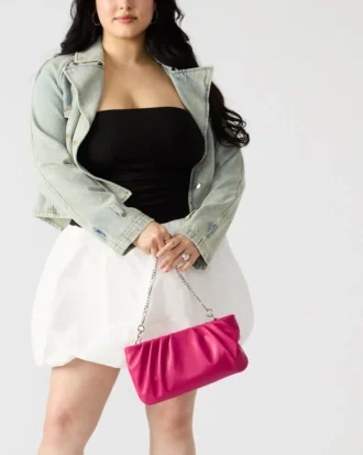 Nika-taske i fuchsia