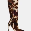 Nitro Brown Cow Print