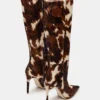 Nitro Brown Cow Print