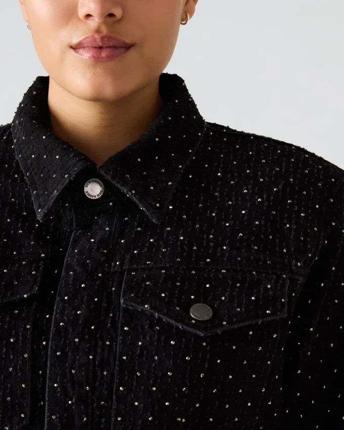 Parc Crystal-jakke, sort