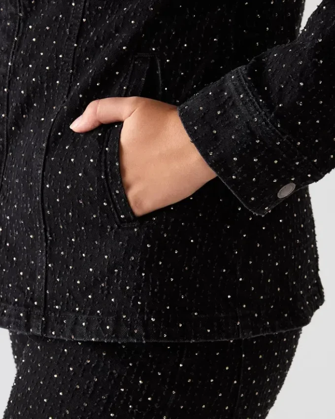 Parc Crystal-jakke, sort