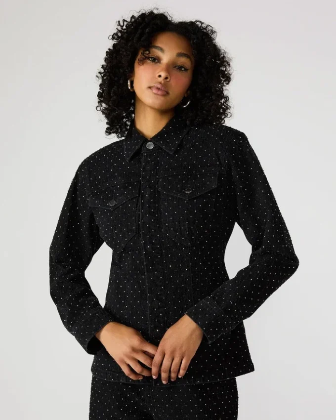 Parc Crystal-jakke, sort