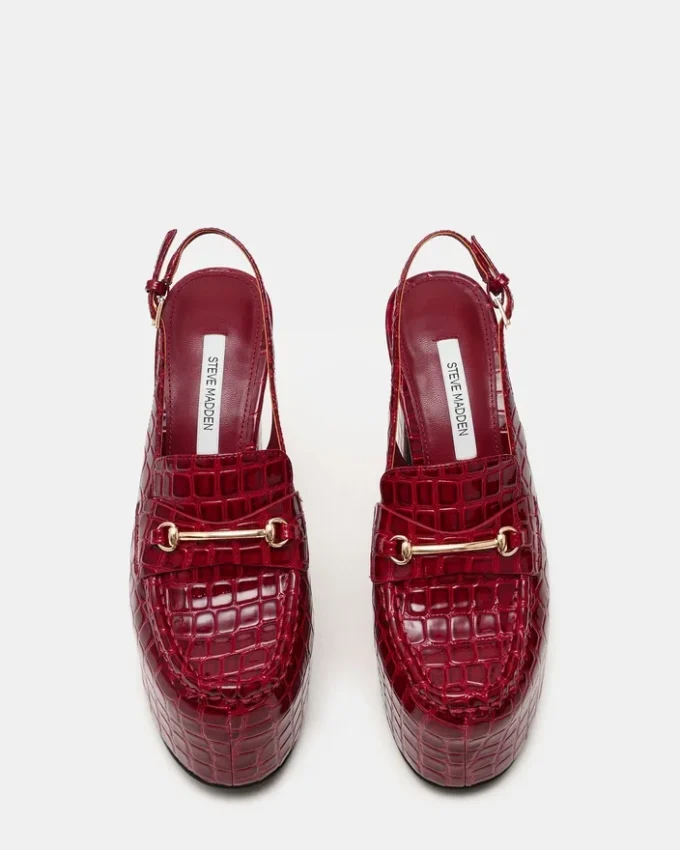 Quinn Red Crocodile