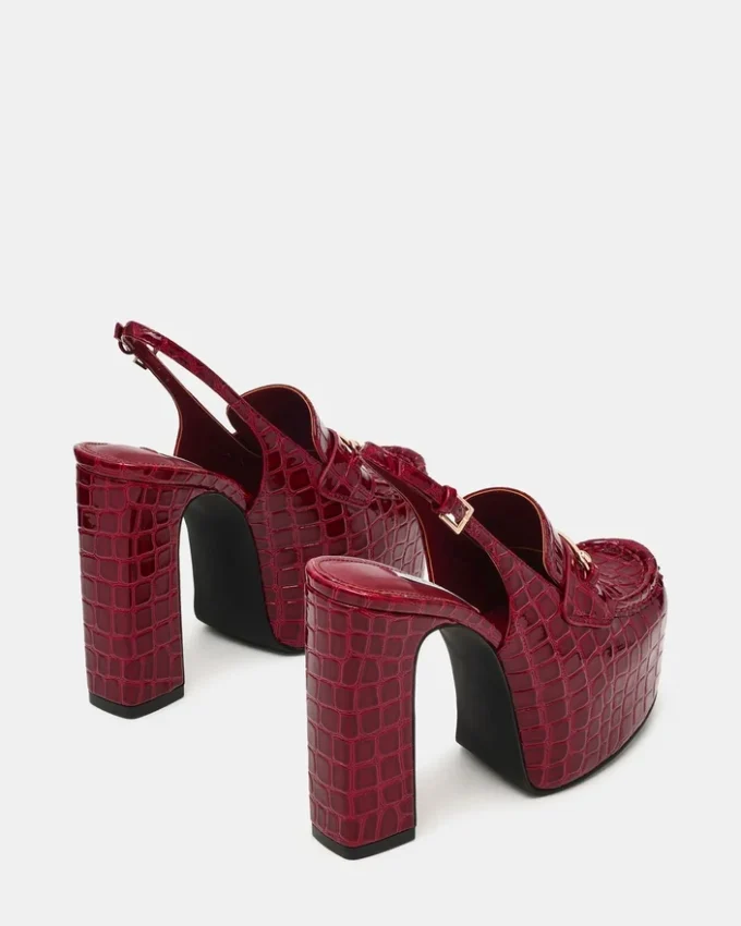 Quinn Red Crocodile