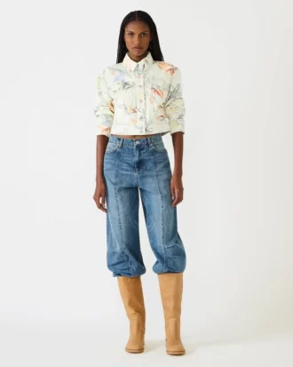 Raleigh-jakke i vintage elfenben