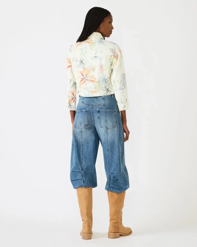 Raleigh-jakke i vintage elfenben