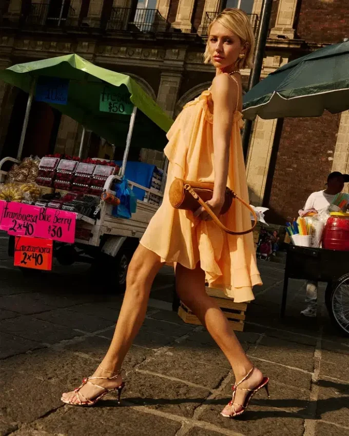 Ramos Stone rød/brun print