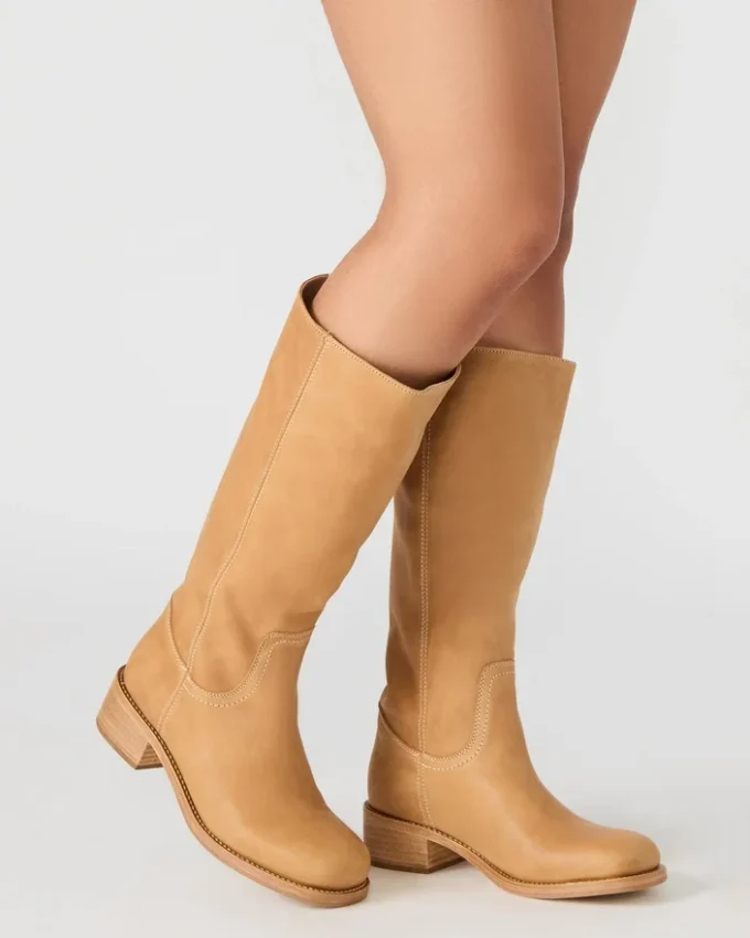 Riggs lyserød læder