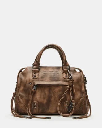 Riggs-taske brun distressed