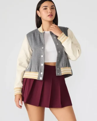 Rooney-jakke, gråmeleret