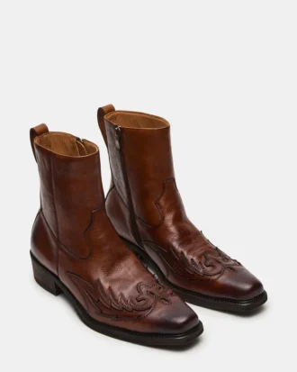 Santana brunt læder