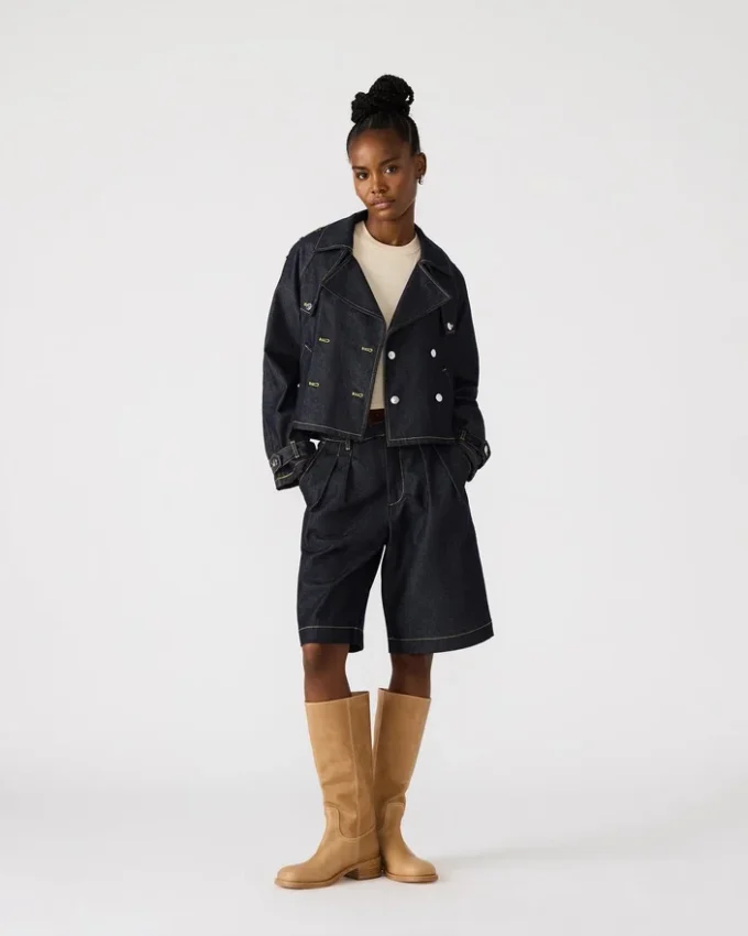 Sirus denimjakke indigo