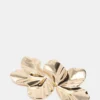 Store blomsterøreringe i guld