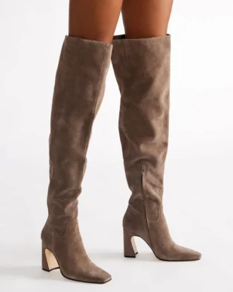 Stratus grå ruskind