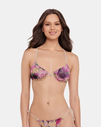 Super Bloom Multi-bikini-top