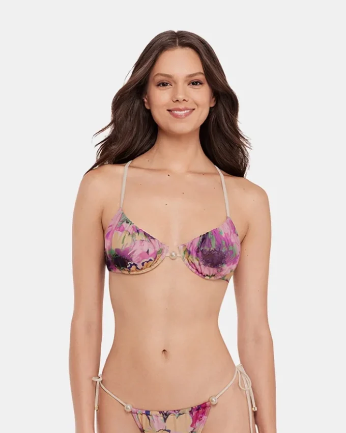 Super Bloom Multi-bikini-top