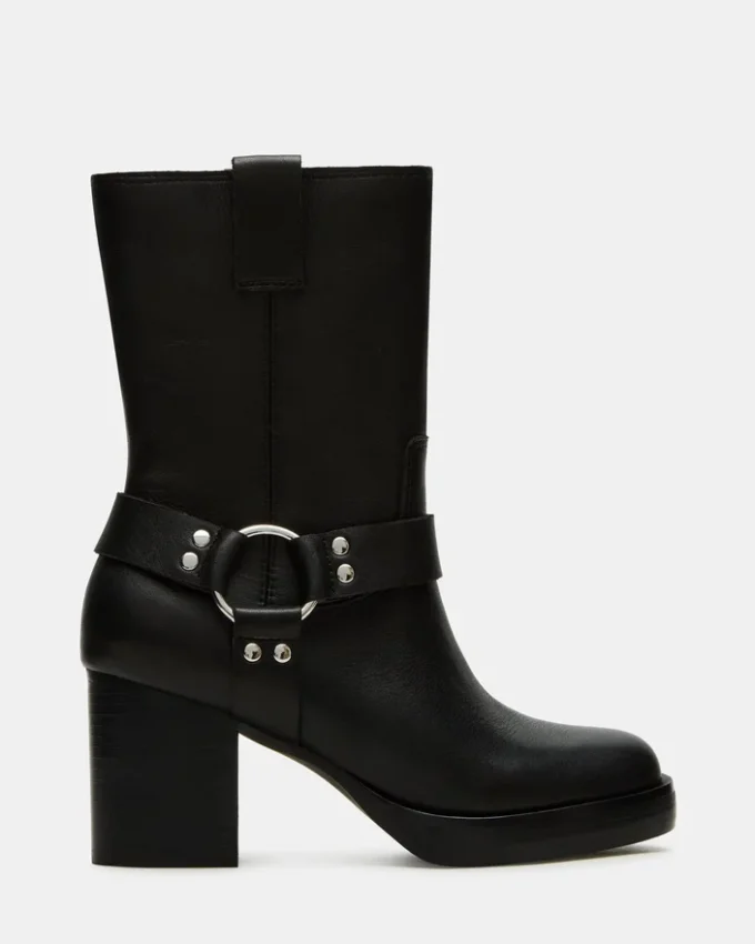 Topher sort læder Topher sort læder