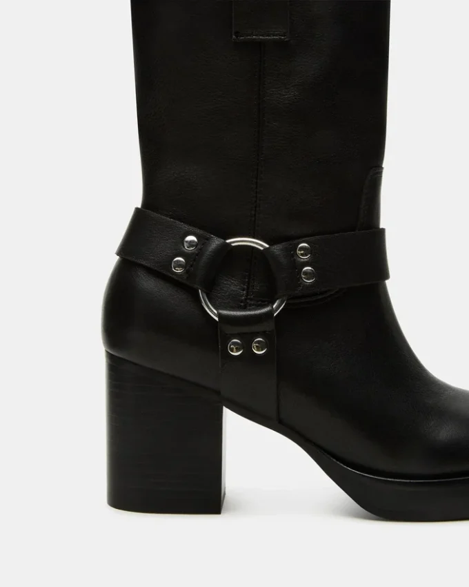 Topher sort læder Topher sort læder