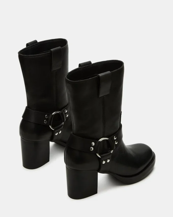 Topher sort læder Topher sort læder