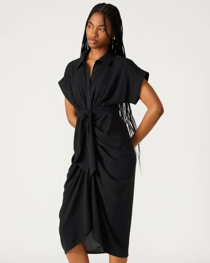 Tori strikkjol, sort