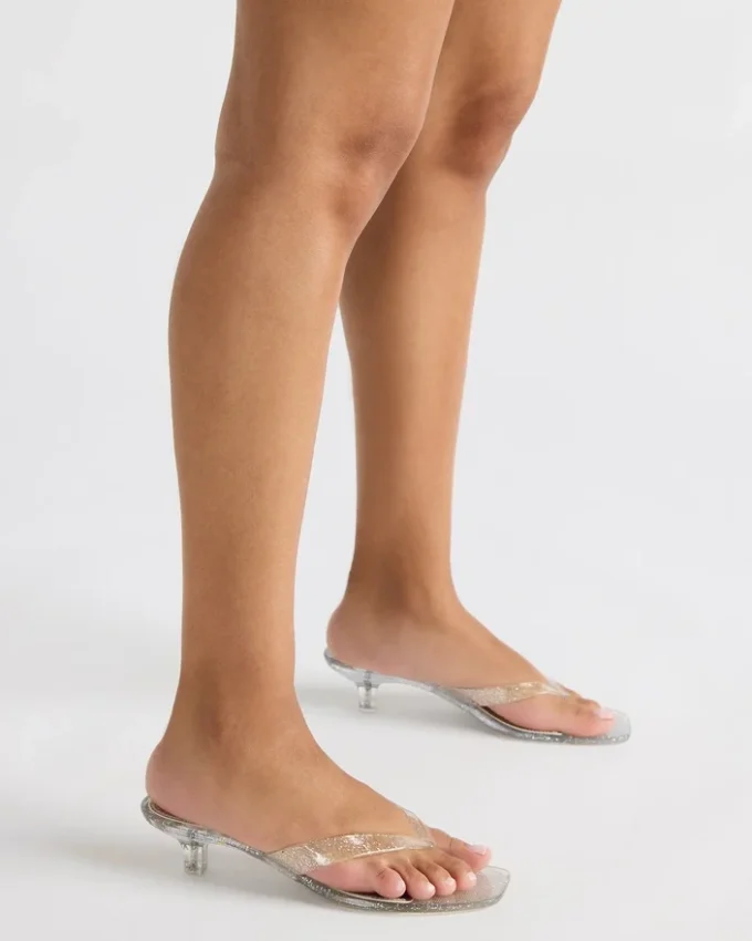 Tracie Jelly Silver Glitter