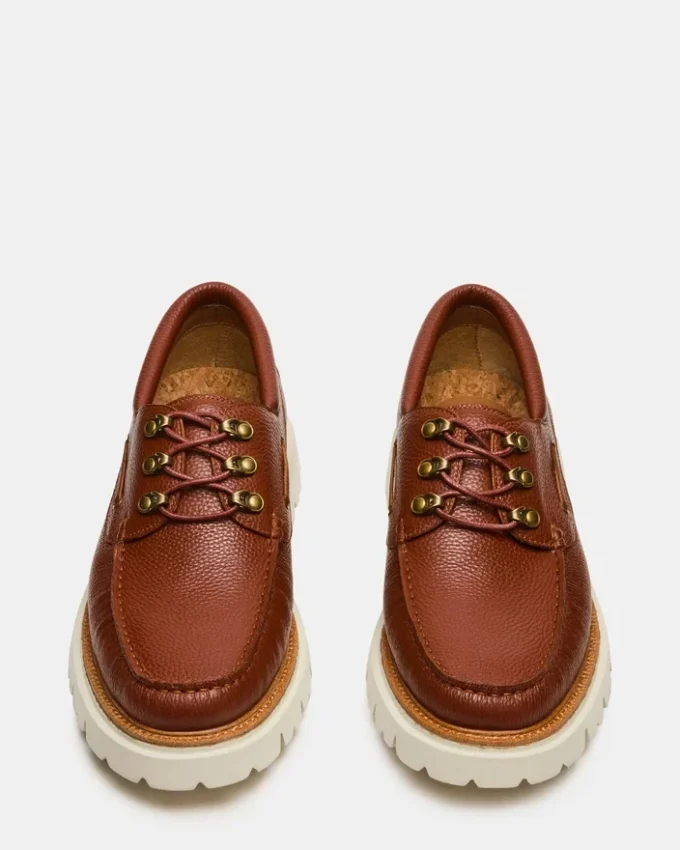 Victor Cognac læder