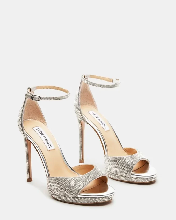 Wiley sølvfarvede rhinestones